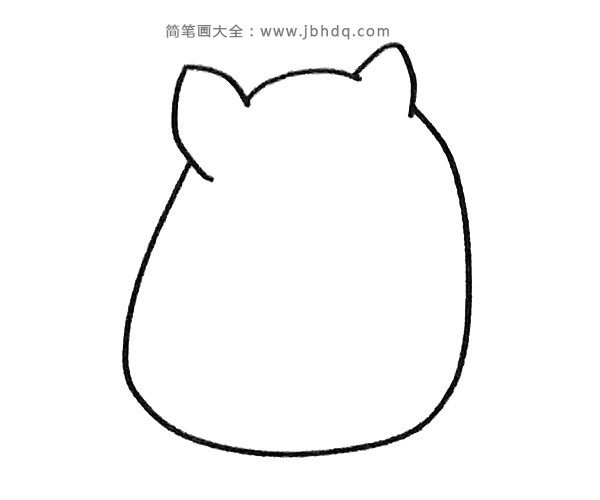 四步学画可爱龙猫(2)
