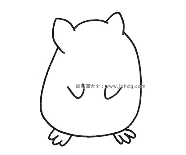 四步学画可爱龙猫(3)