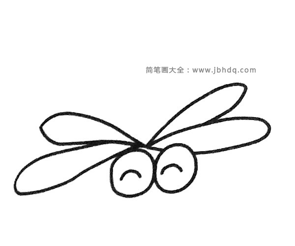 四步画出可爱的蜻蜓(2)