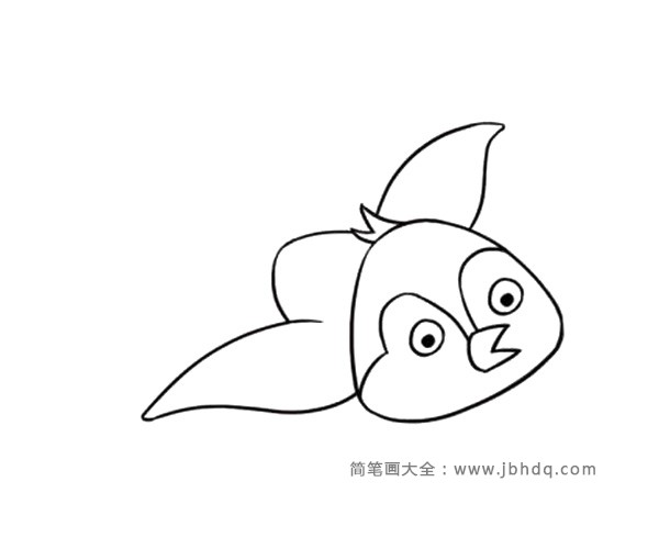 可爱的燕子简笔画(3)