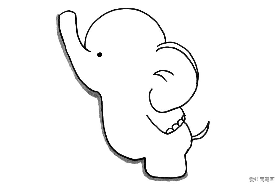 儿童轻松学画大象