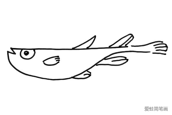 海底世界 一些简笔画的小鱼小虾米(2)