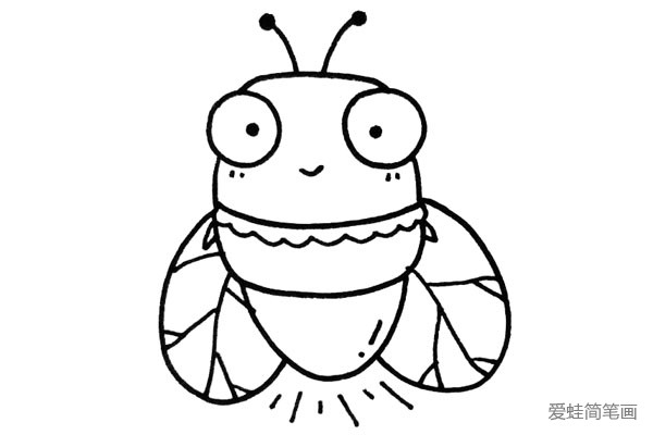 一大波可爱的小昆虫简笔画(2)