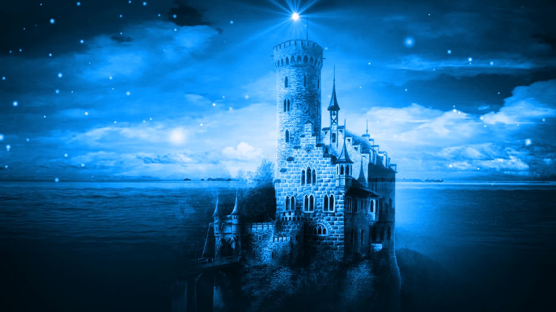 梦幻城堡图片  高清唯美背景图片
