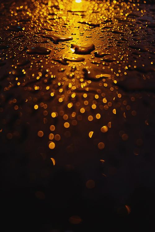 春天下雨晚安图片  雨夜安静伤感文艺图片(7)