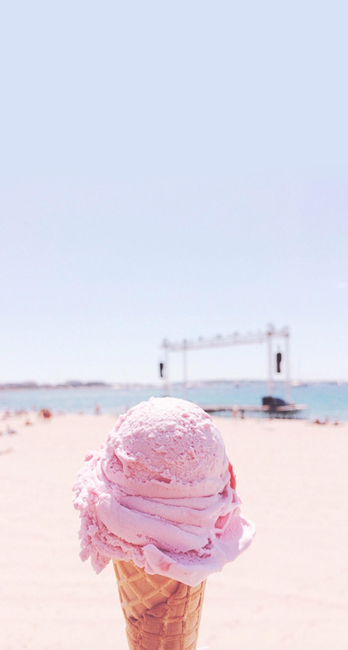 夏季冰淇淋手机壁纸   心情愉悦的图片(5)