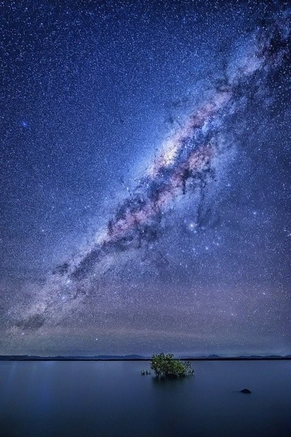 唯美夜色风景图片 大气星空手机壁纸图片(5)