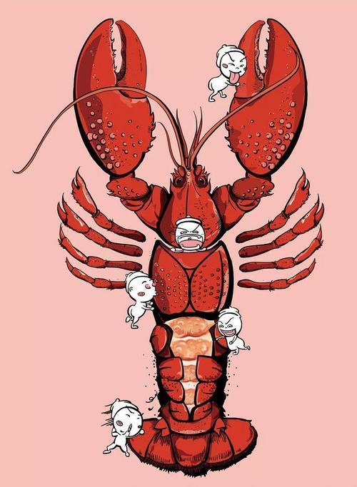 小龙虾卡通图片-小龙虾图片(7)
