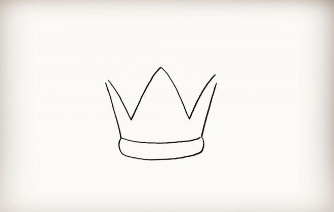 简单又漂亮的王冠简笔画步骤图片(4)
