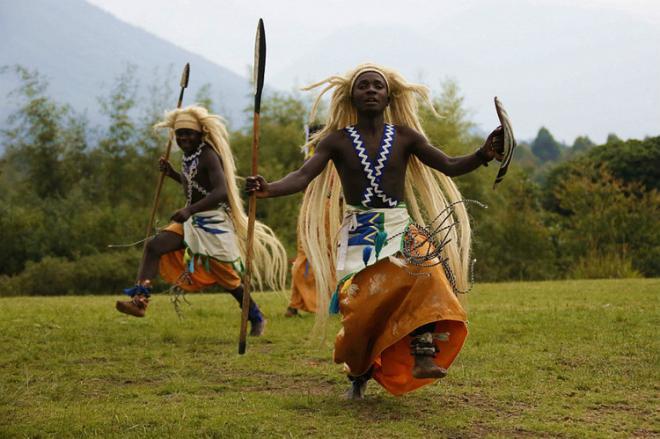 热情奔放的非洲原生态舞蹈图片(7)