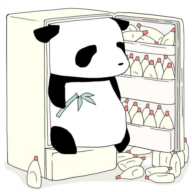 Q版动物图片 熊猫可爱萌图(5)