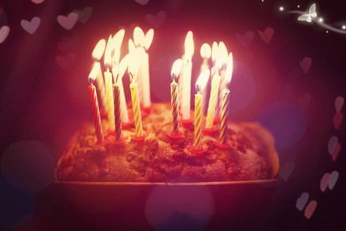 唯美气氛生日蛋糕图片_美好的生日愿望(6)