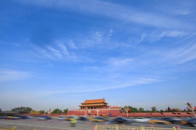 北京地标建筑雄伟的天安门建筑风景图片(2)