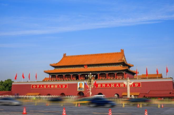 北京地标建筑雄伟的天安门建筑风景图片(3)