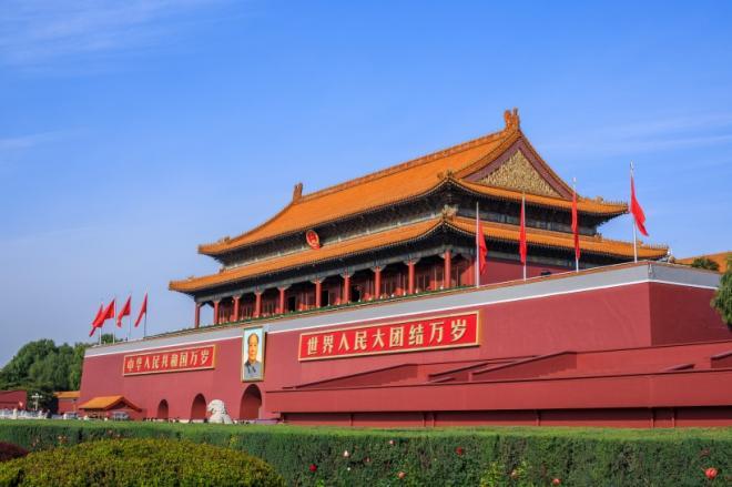 北京地标建筑雄伟的天安门建筑风景图片(5)