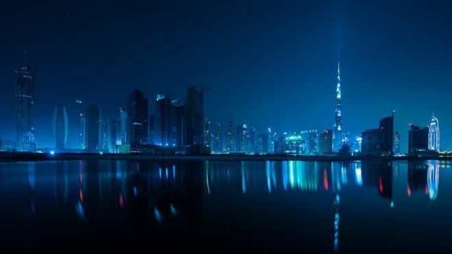 奢华的迪拜城市唯美夜景图片(7)