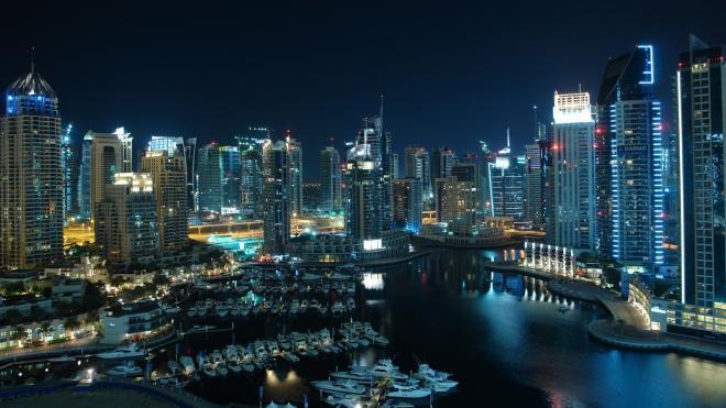 奢华的迪拜城市唯美夜景图片(9)