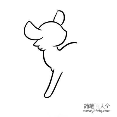 可爱小鹿简笔画教程图片大全(4)