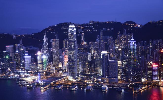 香港维多利亚港夜景图片，当一切都变成过往