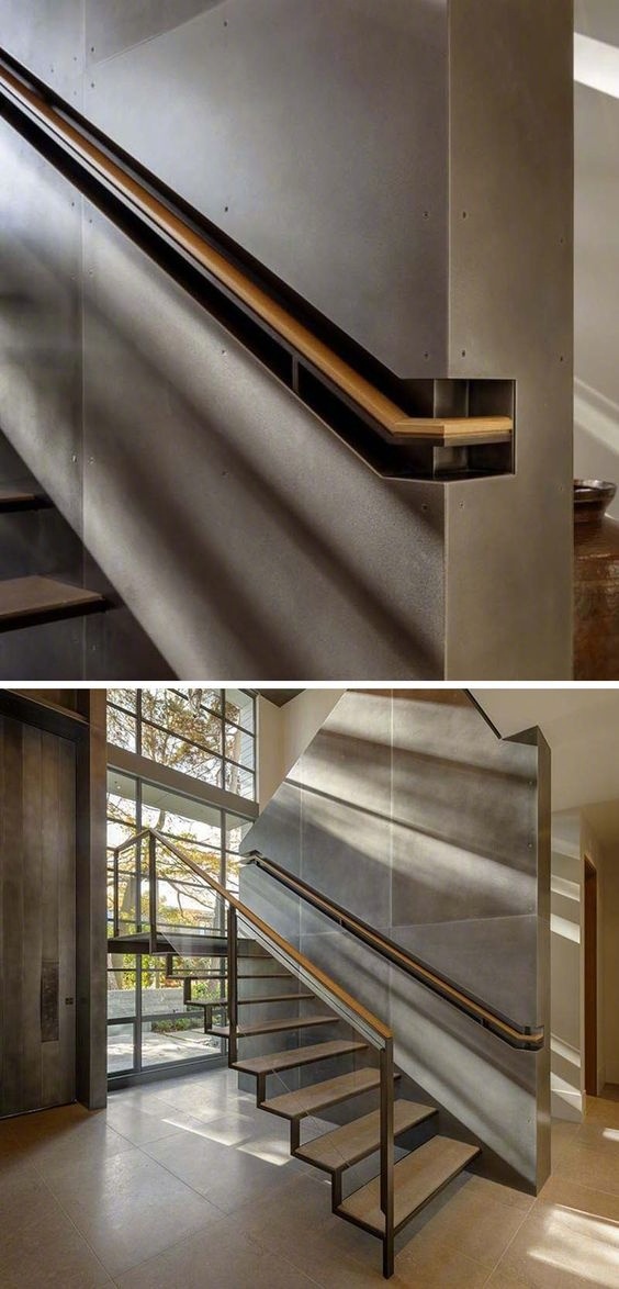 室内楼梯设计装修效果图(6)