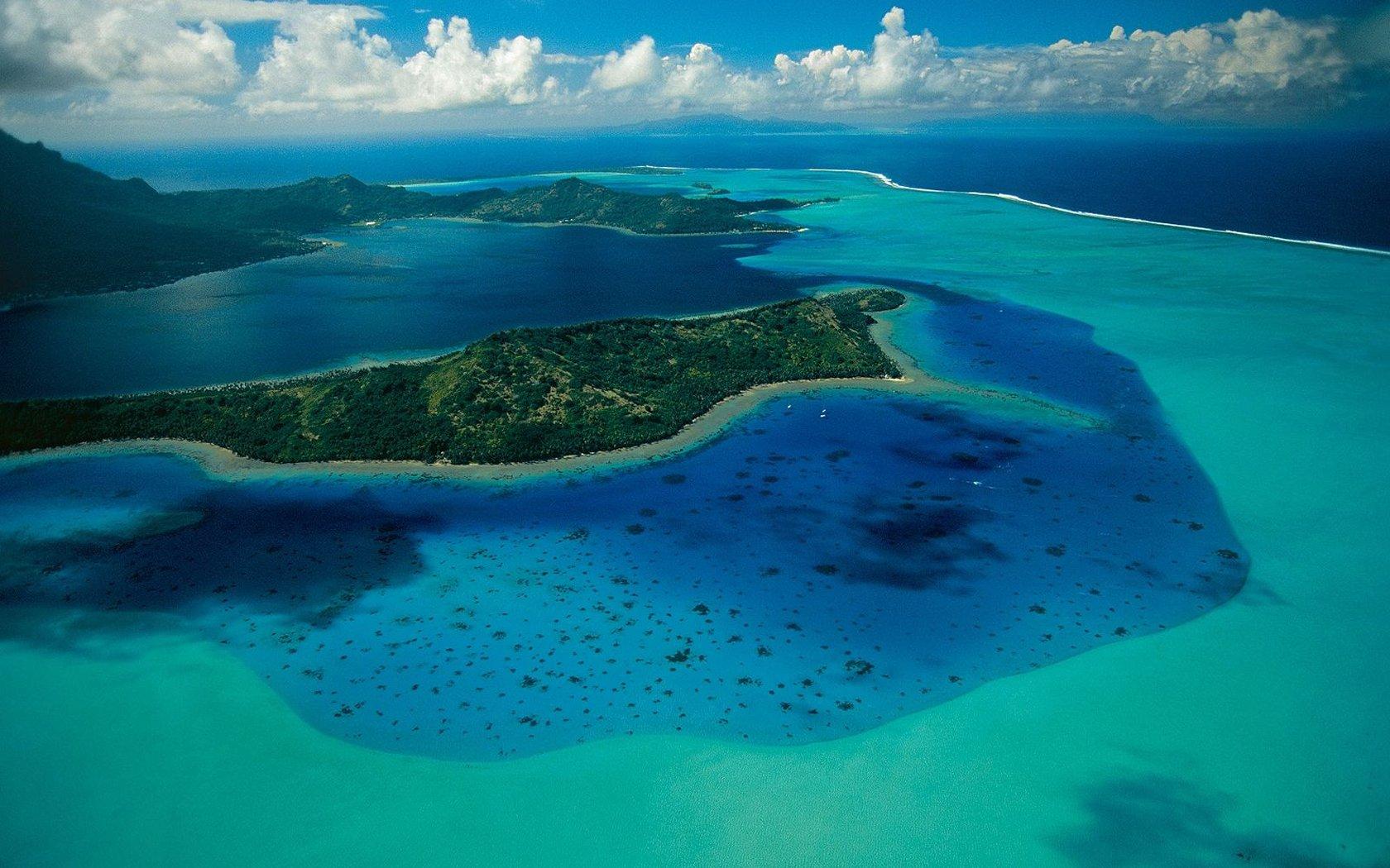 壮观的蓝色海岛风景图片(7)