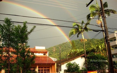 真实绚烂的雨后彩虹图片大全(2)