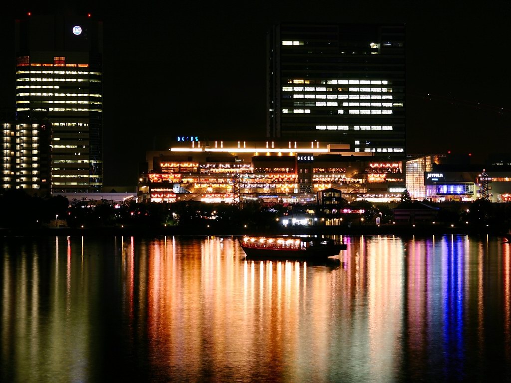 水上城市夜景图片素材(5)