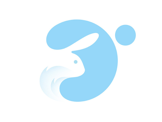 渐变风格动物Logo设计 图形创意动物渐变图形(7)