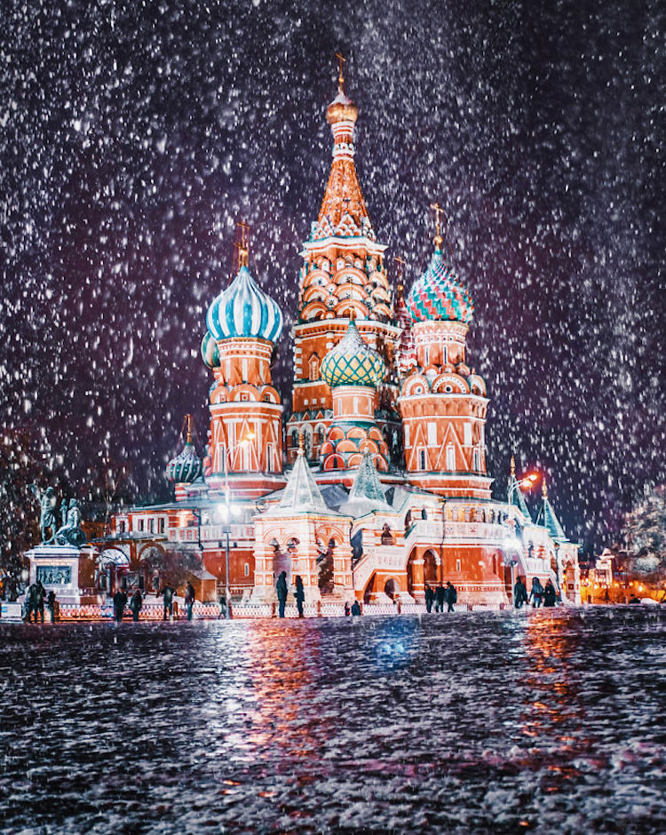 莫斯科雪景图片大全 梦幻的冬日莫斯科(5)