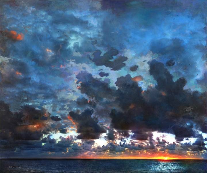 风景油画图片大全 云彩的是天空的灵魂(4)