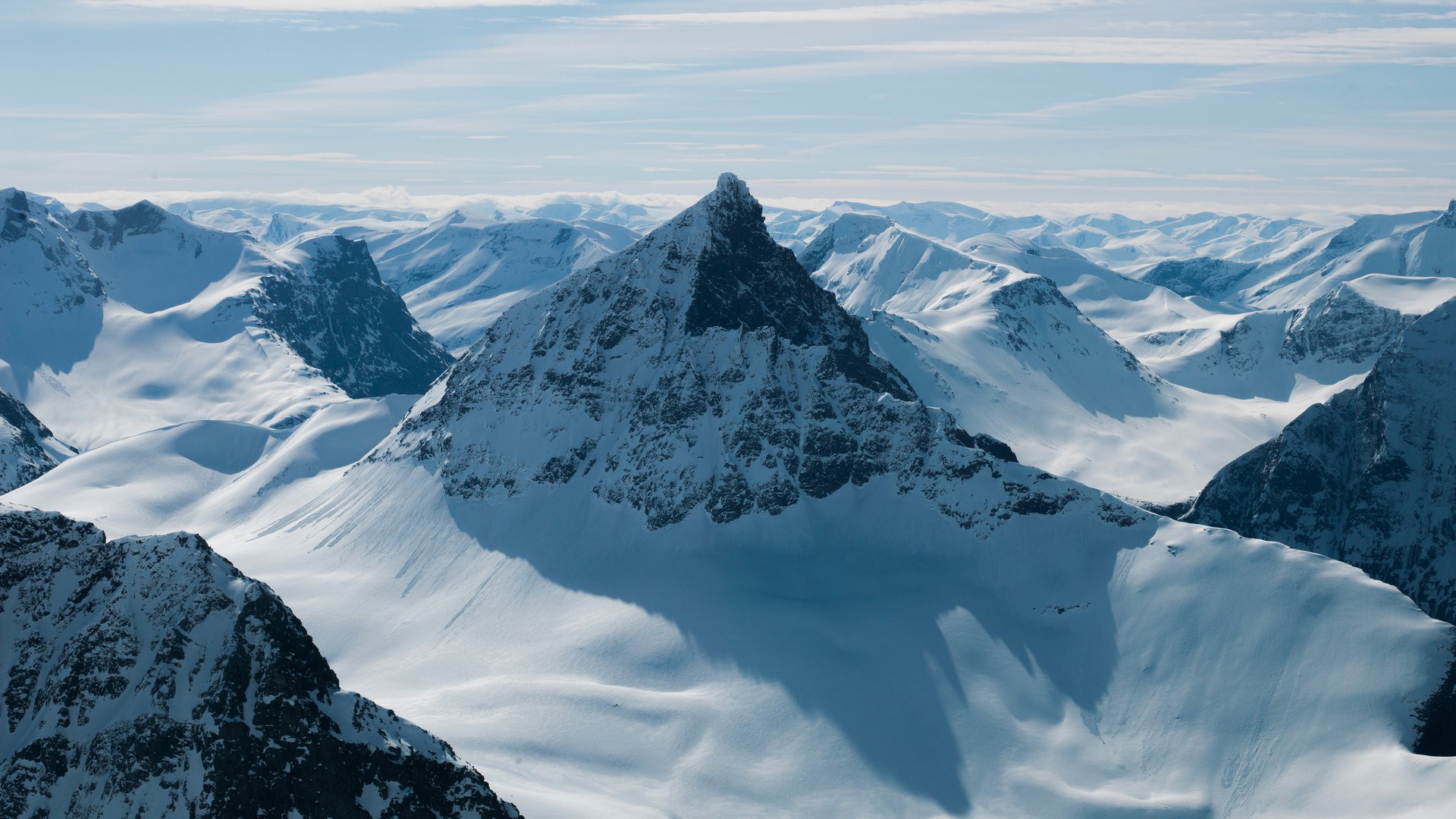 冬天雪景图片 绝美雪山唯美自然风光图片