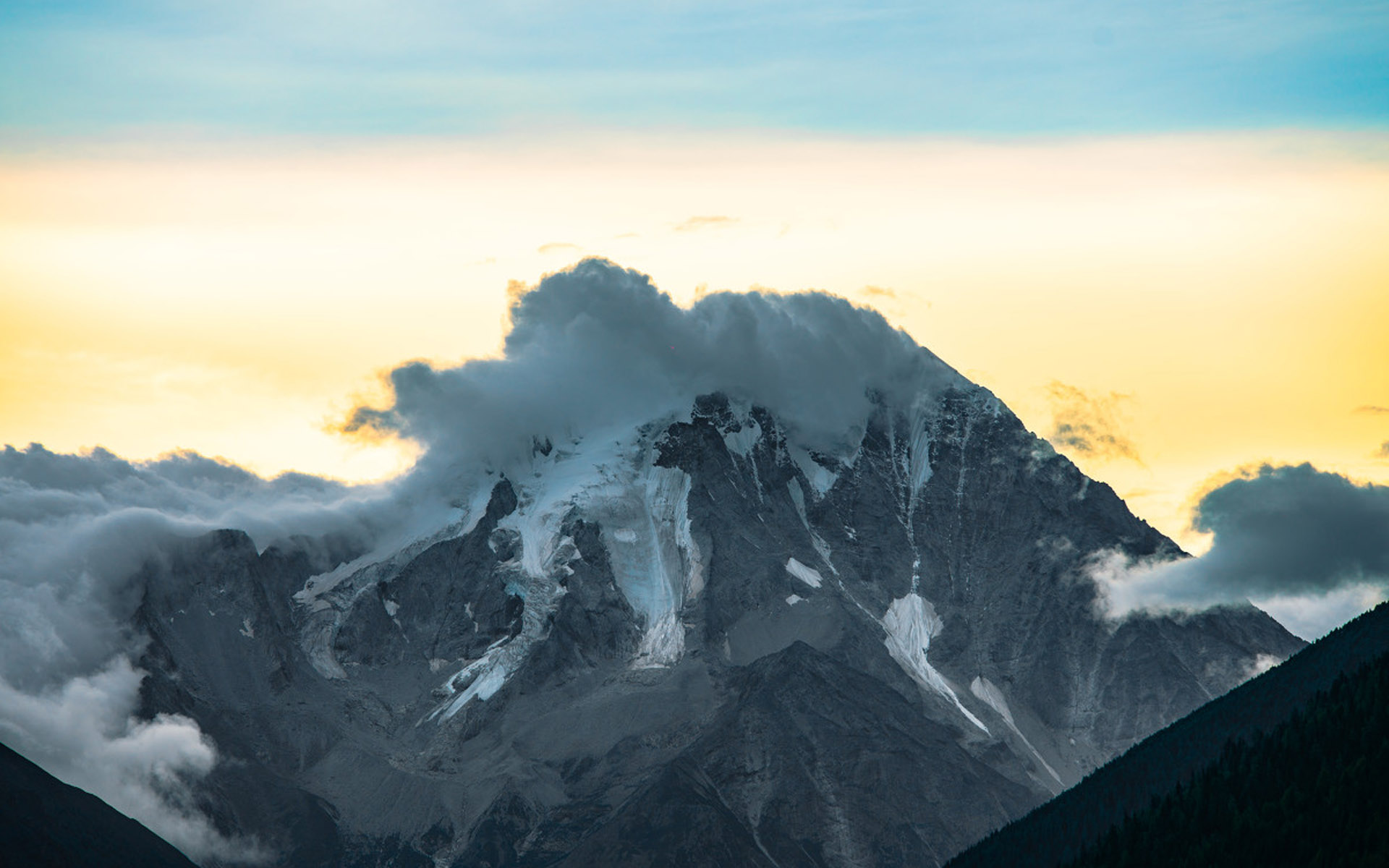 风景摄影图片 唯美高原雪山自然风景图片(7)
