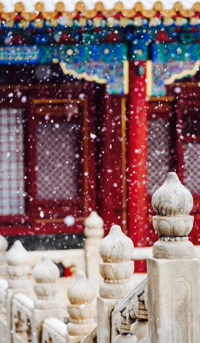 北京雪景图片大全 北京故宫雪景图片