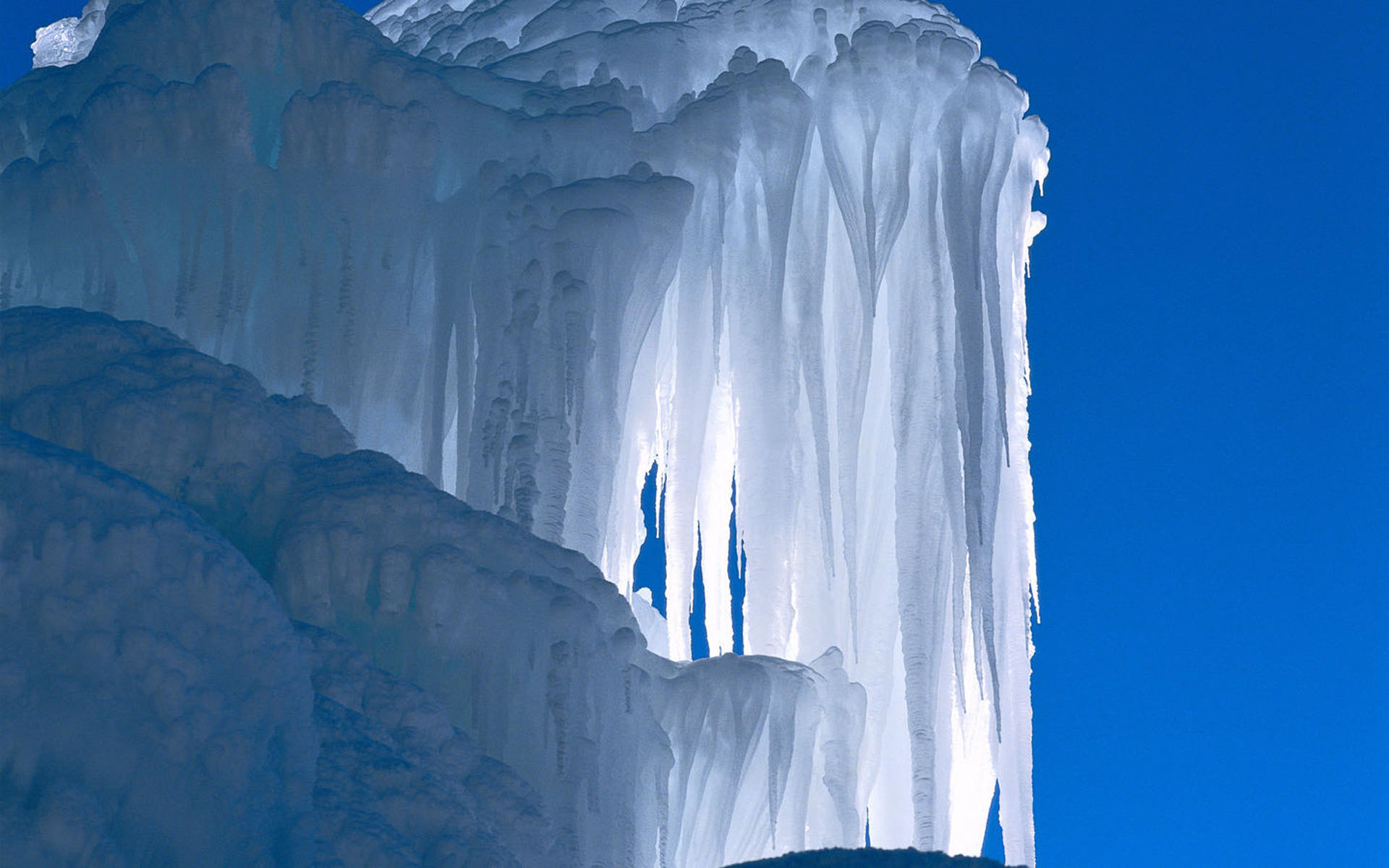 自然风景摄影作品 唯美白色冰山壮观风景图片(5)