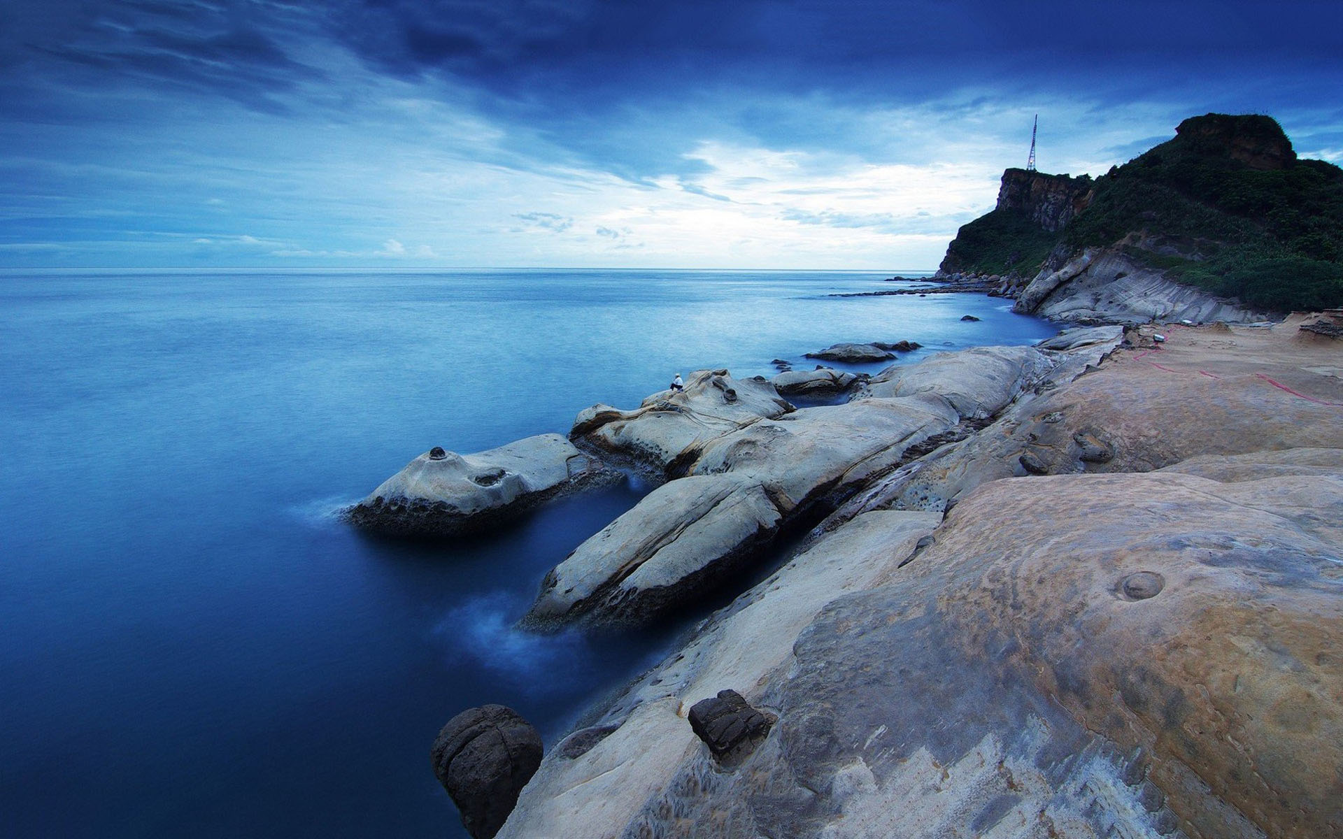 世界最漂亮的风景图片 唯美静谧的蓝色大海高清图片(6)