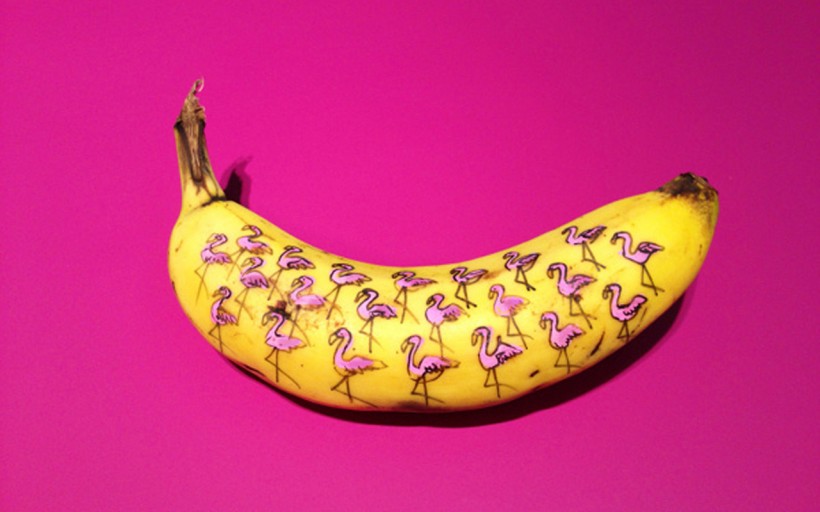 背景图片香蕉个性创意设计