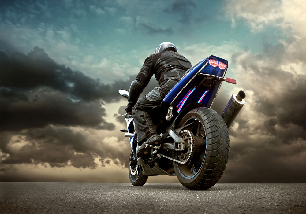摩托跑车背景图片欣赏