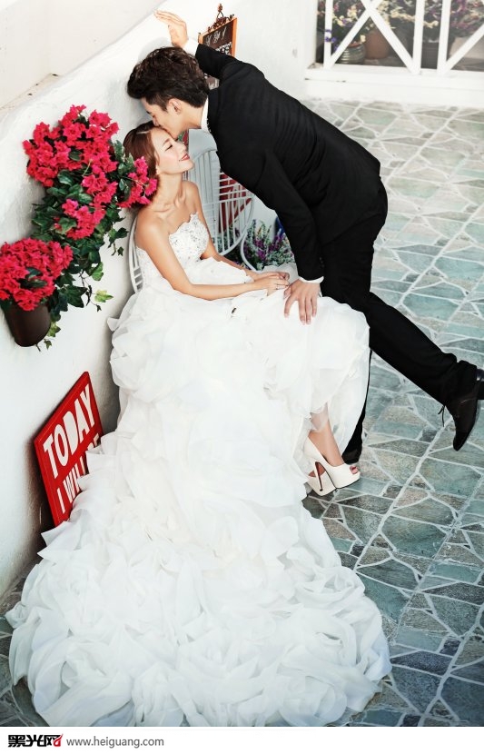地中海欧式风格婚纱摄影照