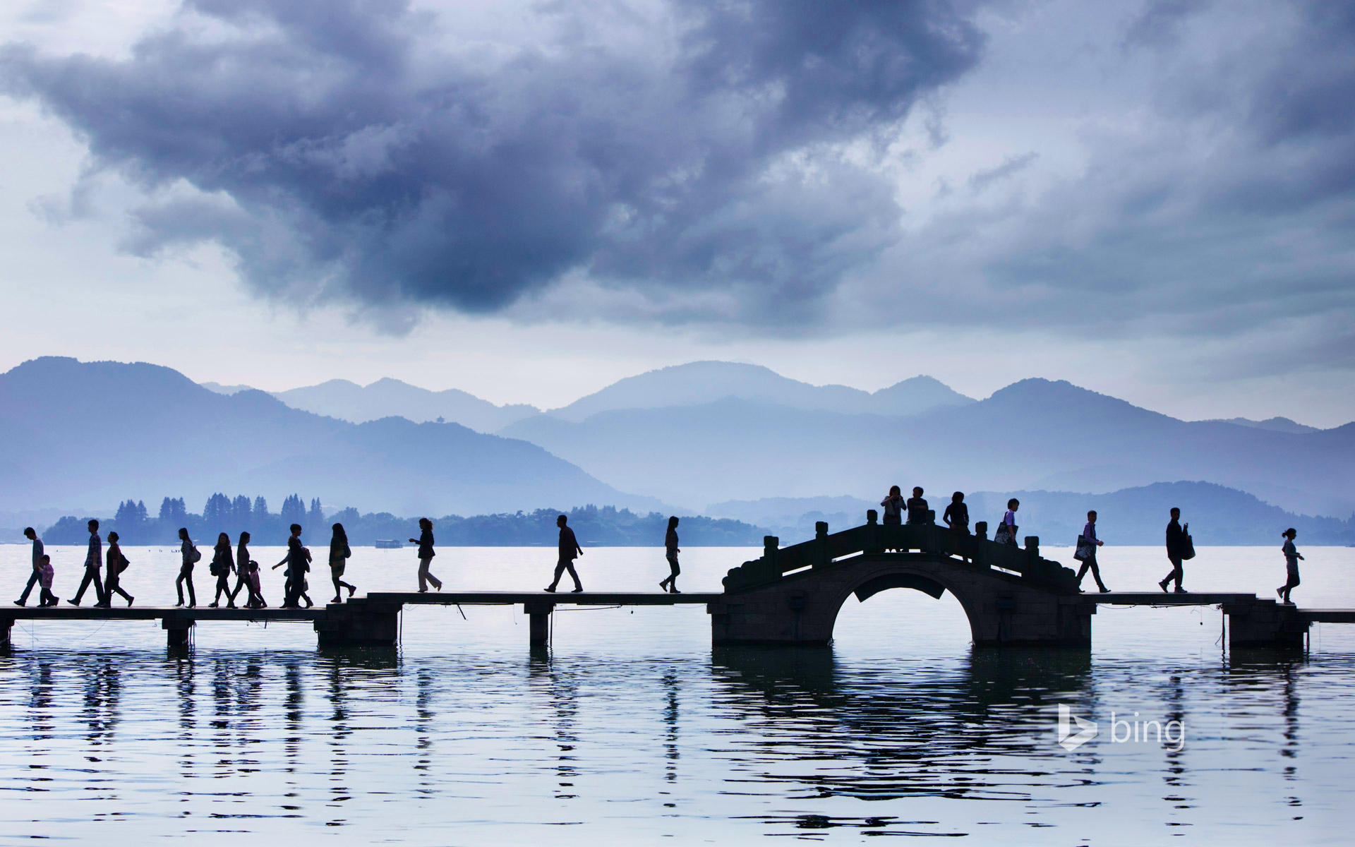 杭州西湖的唯美意境高清壁纸图片