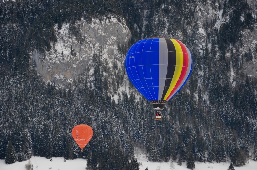 高空中的热气球图片(6)