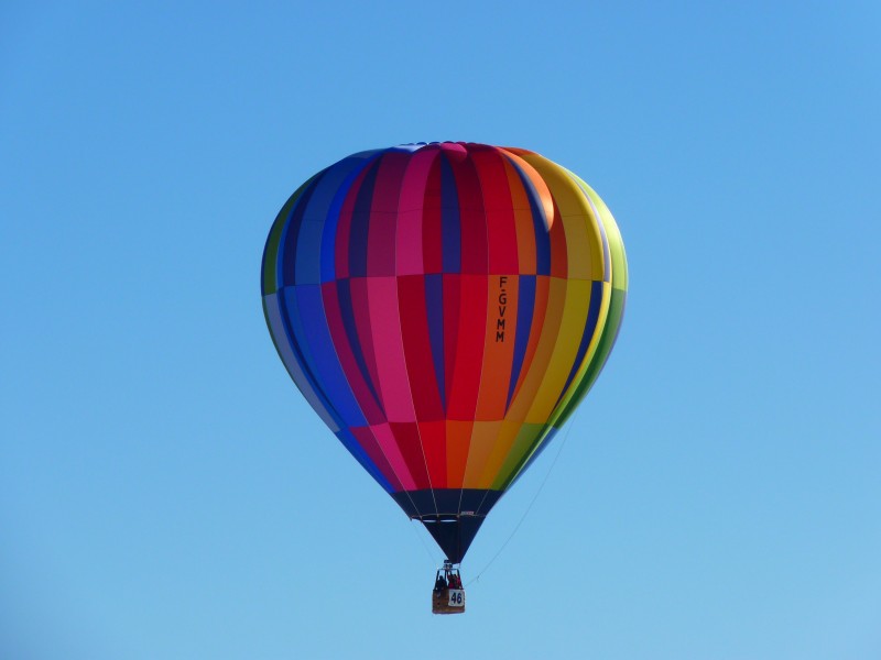 高空中的热气球图片(7)