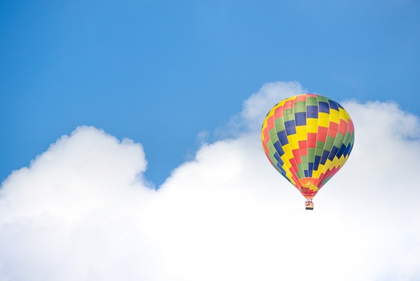 高空中的热气球图片(5)