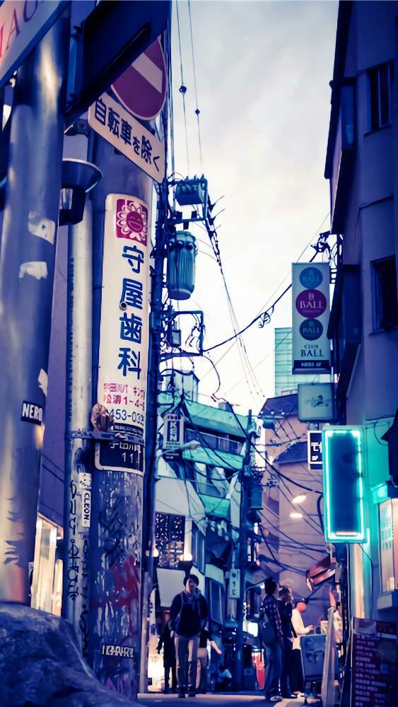 城市街道唯美图片 有意境的日本街道图片(2)