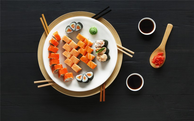 美味的寿司桌面壁纸 美食图片(2)