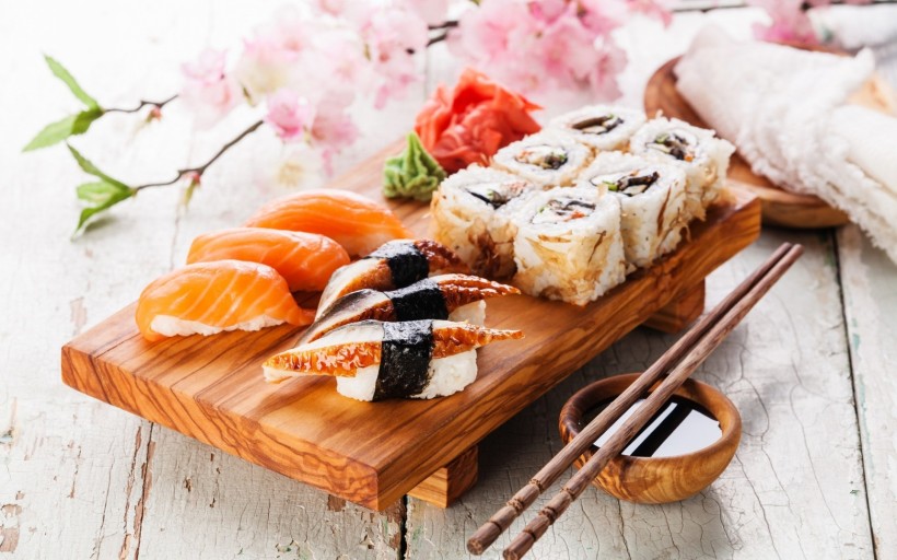 美味的寿司桌面壁纸 美食图片(3)