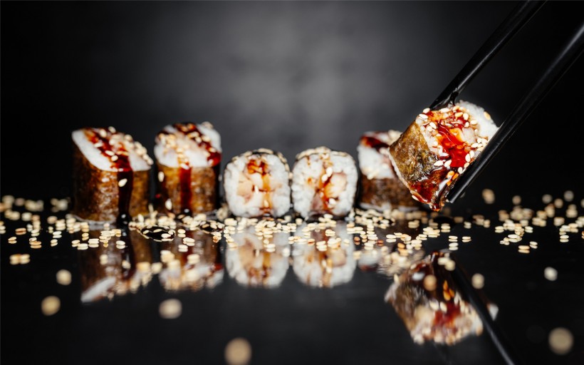 美味的寿司桌面壁纸 美食图片(5)