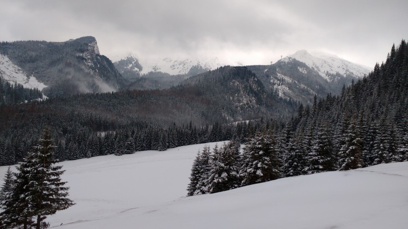 安静的雪山滑雪场图片(8)
