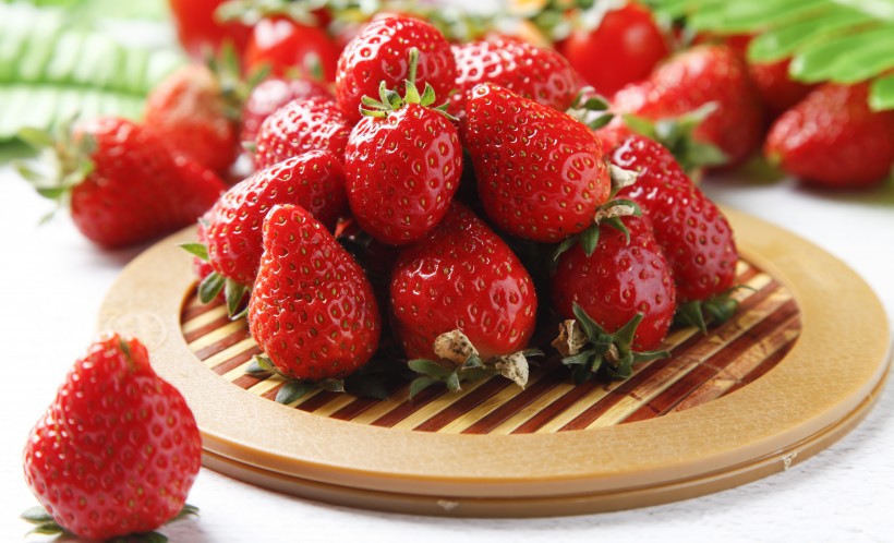 新鲜的草莓图片 美食图片(3)
