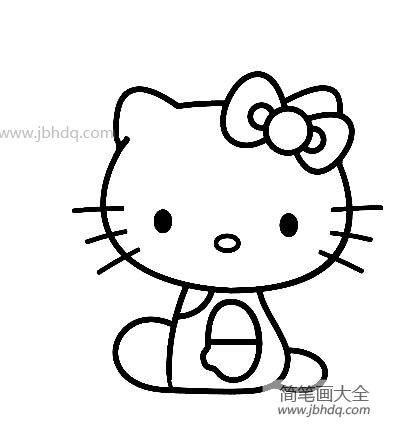 hello kitty简笔画图片(2)