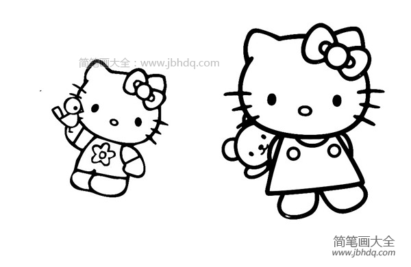 hello kitty简笔画图片(3)